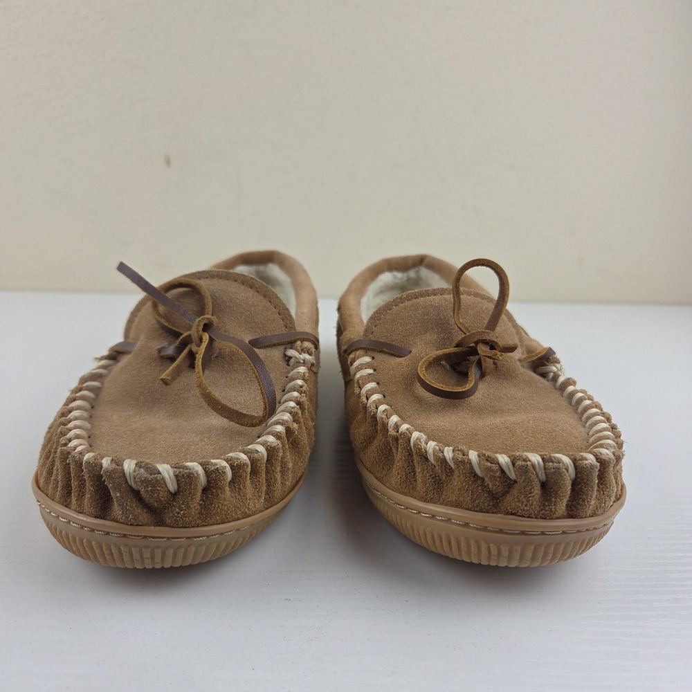 Minnetonka Brown Leather Moccasins 4840 Women's Size 4 - Picture 6 of 13